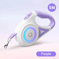 LED Light Retractable Dog Leash FurreverBuddies