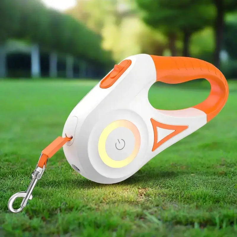 LED Light Retractable Dog Leash FurreverBuddies
